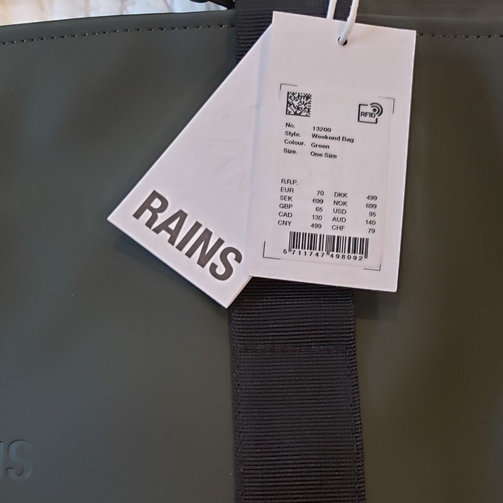 NWT: Rains Weekend Bag - Picture 6 of 6